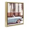 Stupell Industries Tropical Scene Classic Car Framed Floater Canvas Wall Art Design by Noah Bay